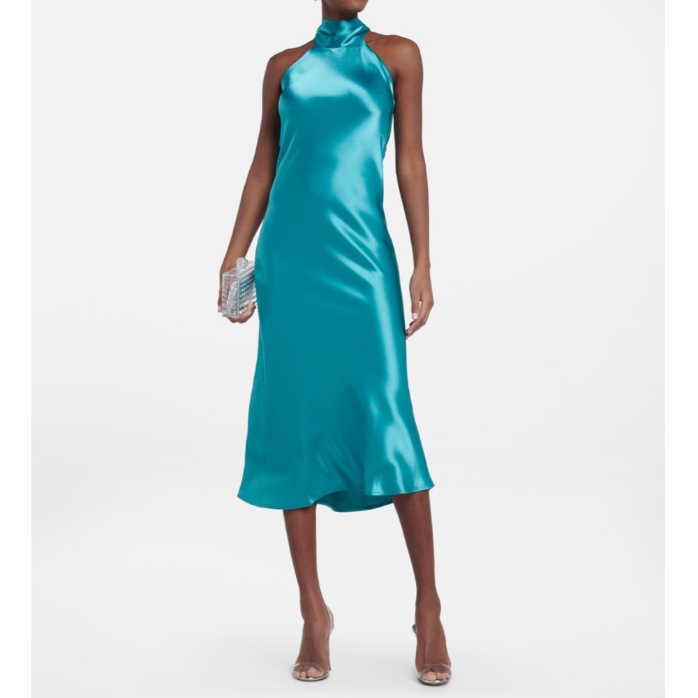GALVAN LONDON Cropped Sienna Dress 6 NWT